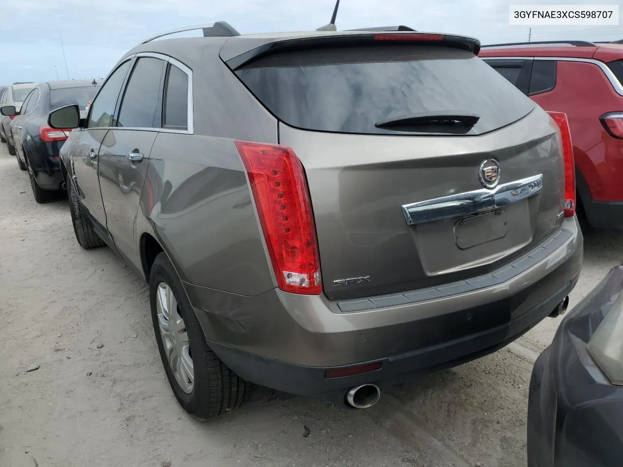 3GYFNAE3XCS598707 2012 Cadillac Srx Luxury Collection