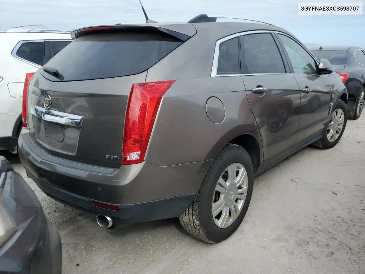 3GYFNAE3XCS598707 2012 Cadillac Srx Luxury Collection