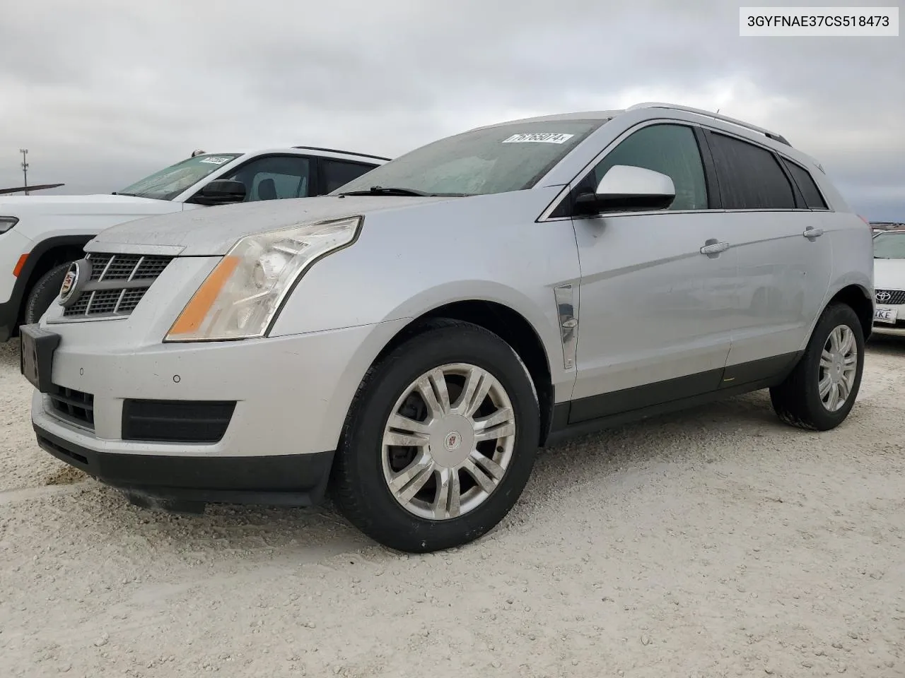 2012 Cadillac Srx Luxury Collection VIN: 3GYFNAE37CS518473 Lot: 76765074