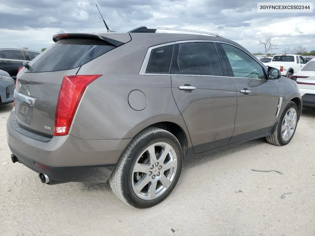 2012 Cadillac Srx Premium Collection VIN: 3GYFNCE3XCS502344 Lot: 76918914