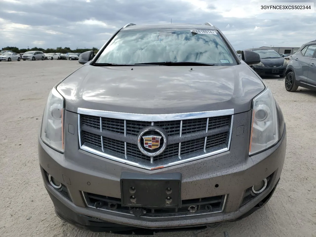 3GYFNCE3XCS502344 2012 Cadillac Srx Premium Collection