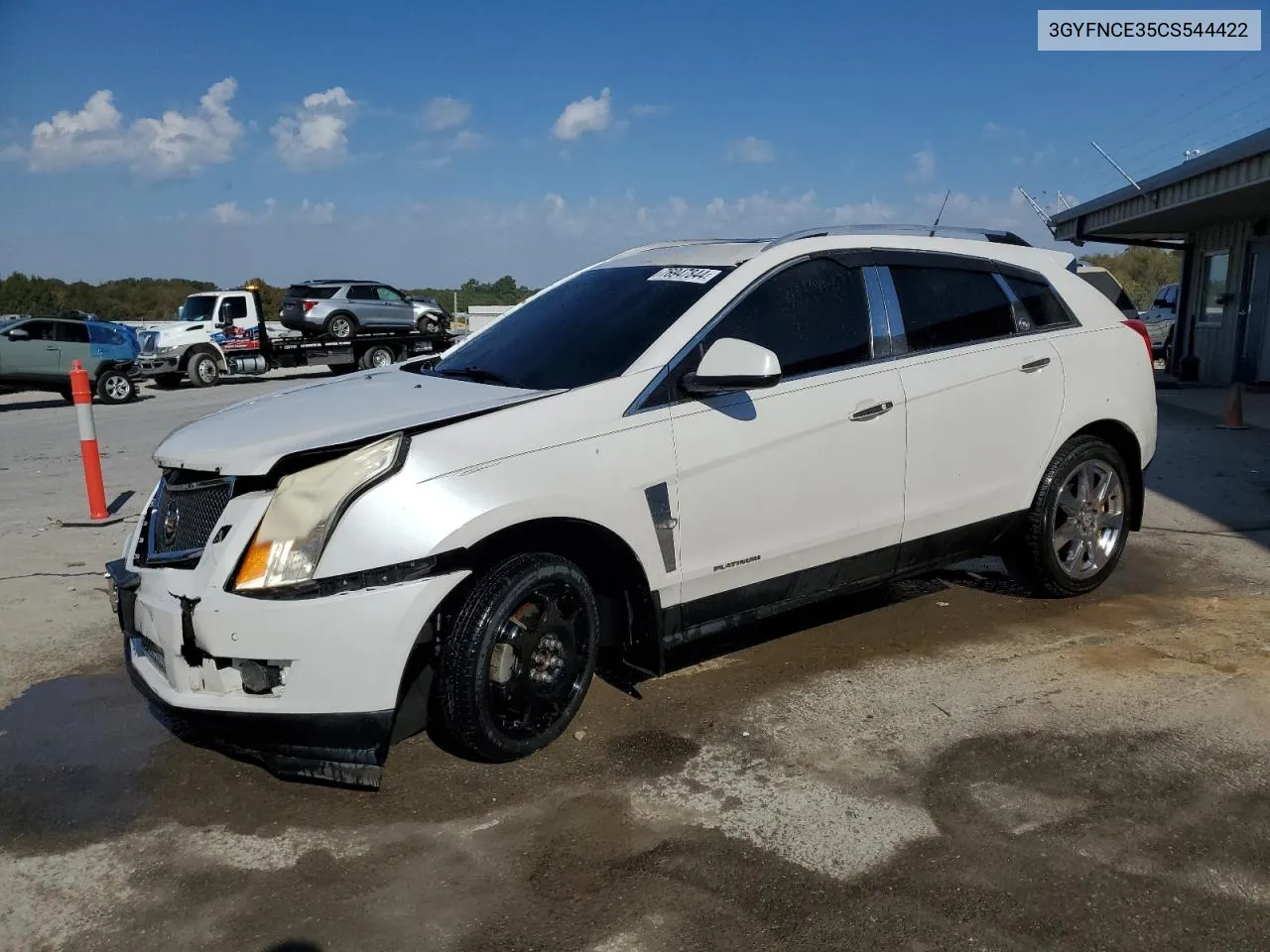 2012 Cadillac Srx Premium Collection VIN: 3GYFNCE35CS544422 Lot: 76947844