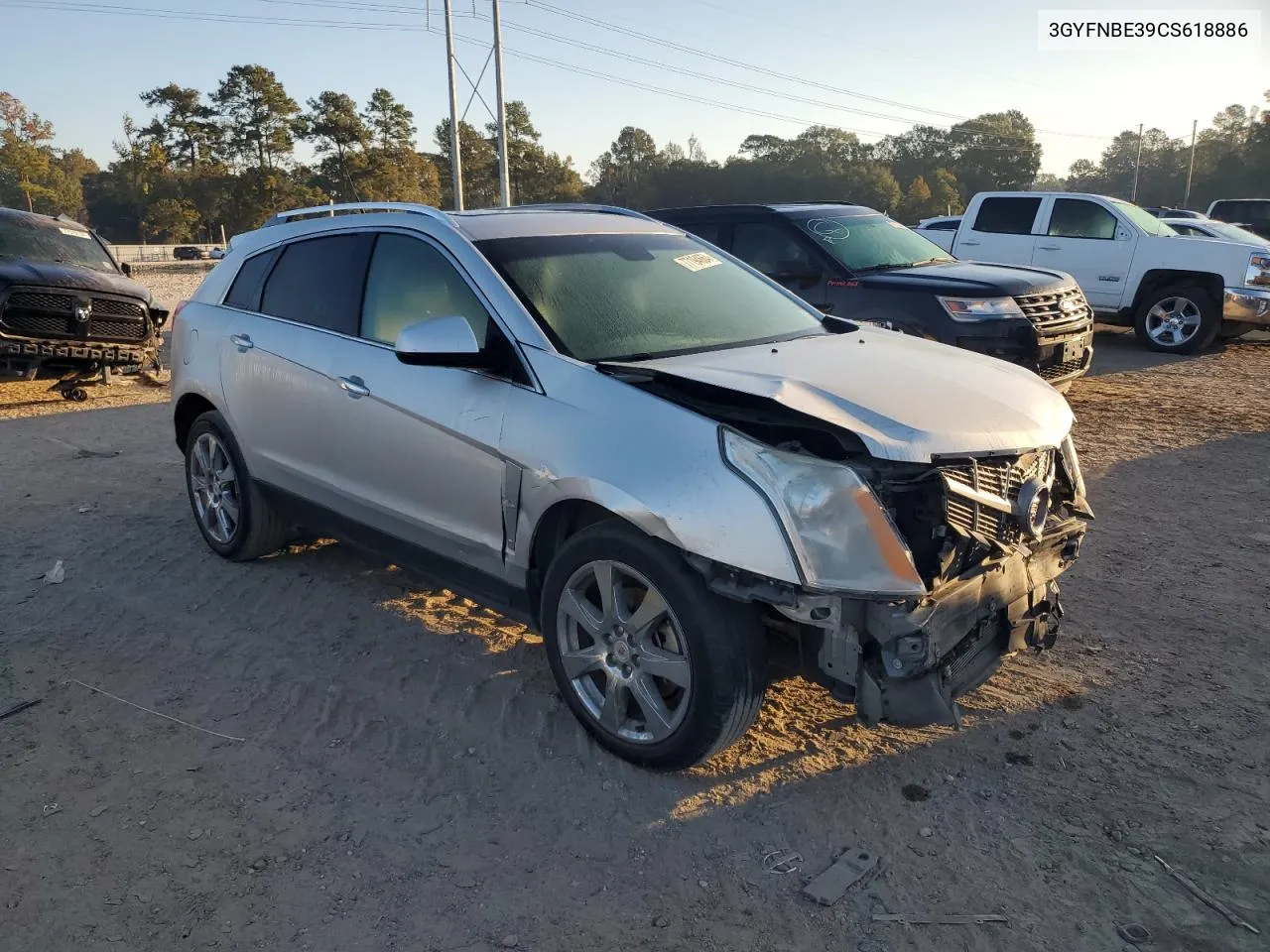 2012 Cadillac Srx Performance Collection VIN: 3GYFNBE39CS618886 Lot: 77194664