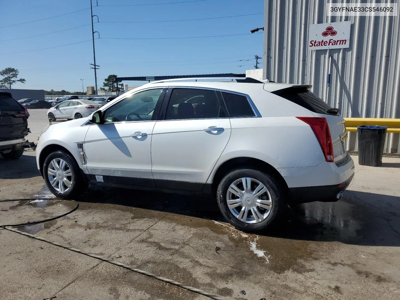 3GYFNAE33CS546092 2012 Cadillac Srx Luxury Collection