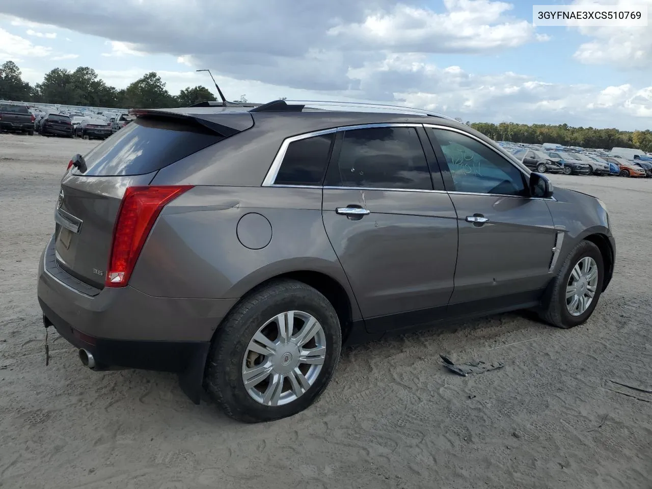 2012 Cadillac Srx Luxury Collection VIN: 3GYFNAE3XCS510769 Lot: 78208764