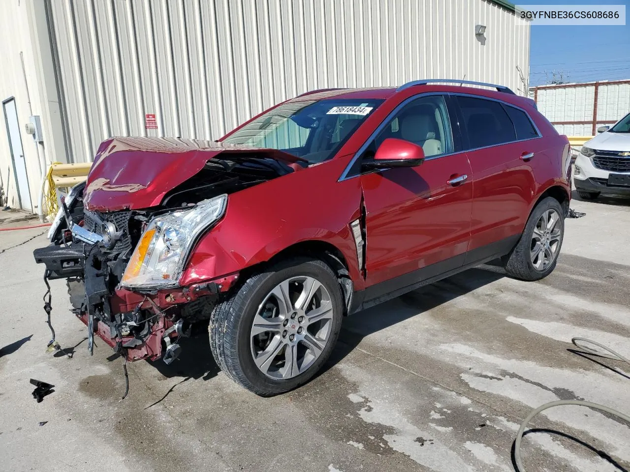 2012 Cadillac Srx Performance Collection VIN: 3GYFNBE36CS608686 Lot: 78618434