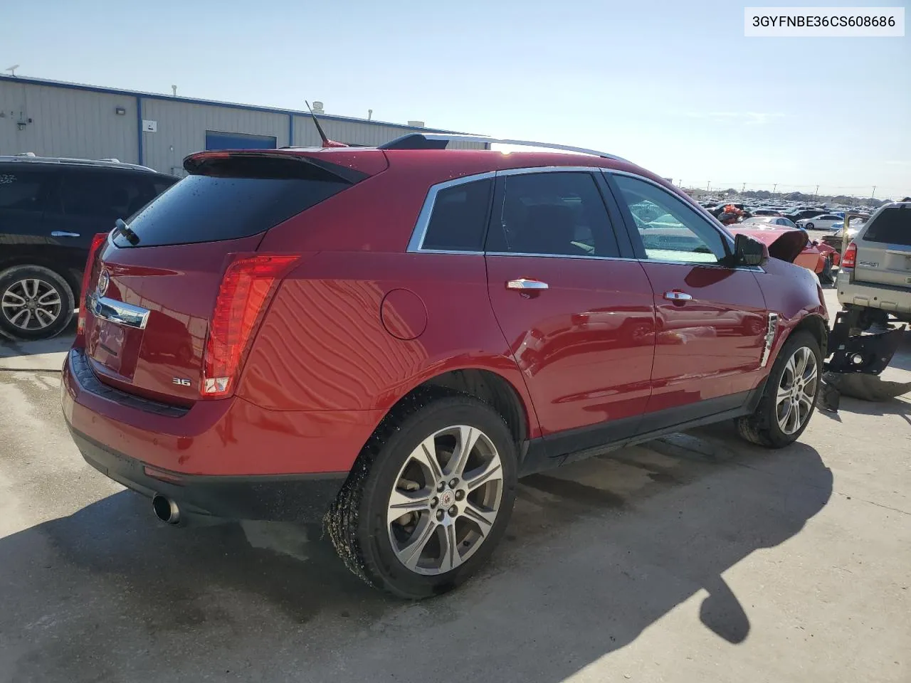 2012 Cadillac Srx Performance Collection VIN: 3GYFNBE36CS608686 Lot: 78618434