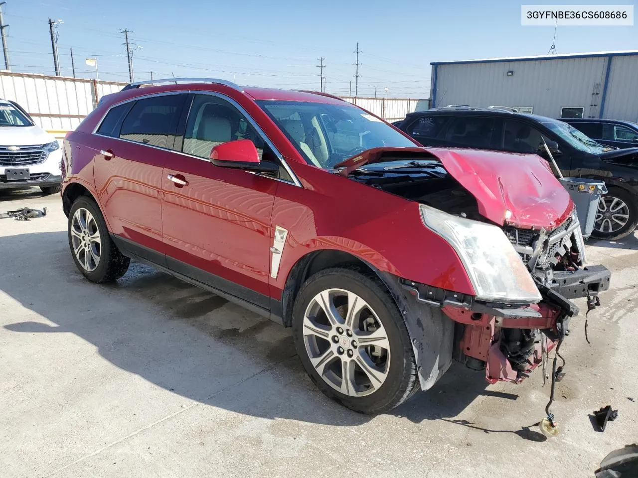 2012 Cadillac Srx Performance Collection VIN: 3GYFNBE36CS608686 Lot: 78618434