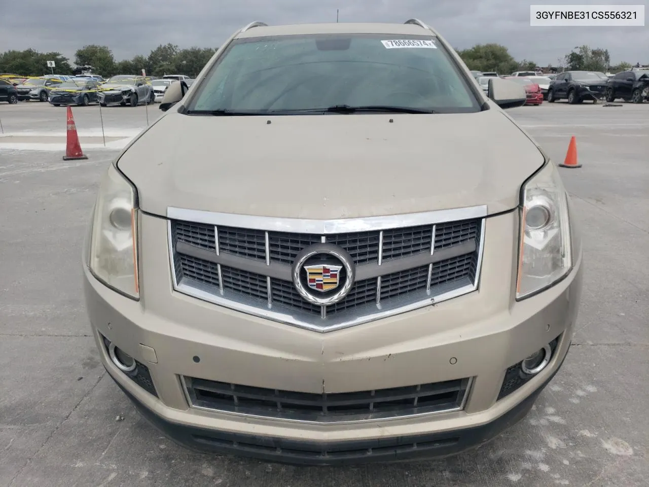 2012 Cadillac Srx Performance Collection VIN: 3GYFNBE31CS556321 Lot: 78666574