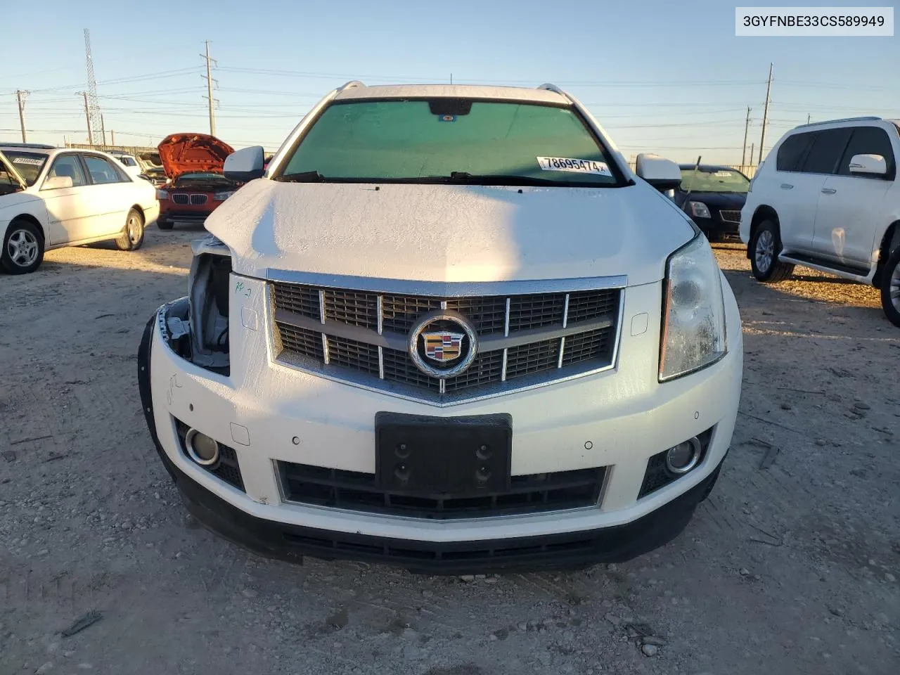 2012 Cadillac Srx Performance Collection VIN: 3GYFNBE33CS589949 Lot: 78695474