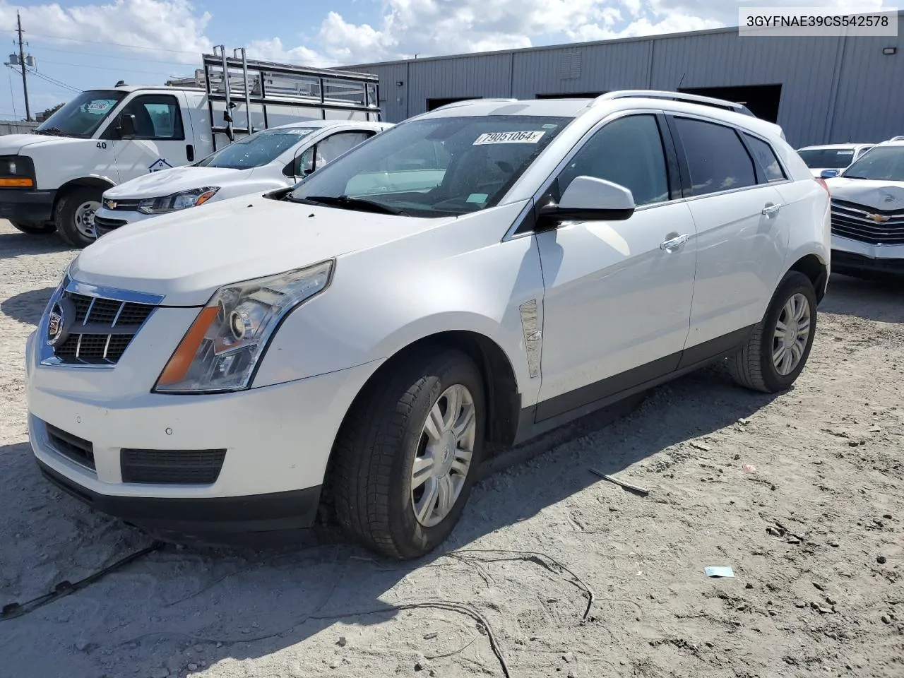 2012 Cadillac Srx Luxury Collection VIN: 3GYFNAE39CS542578 Lot: 79051064