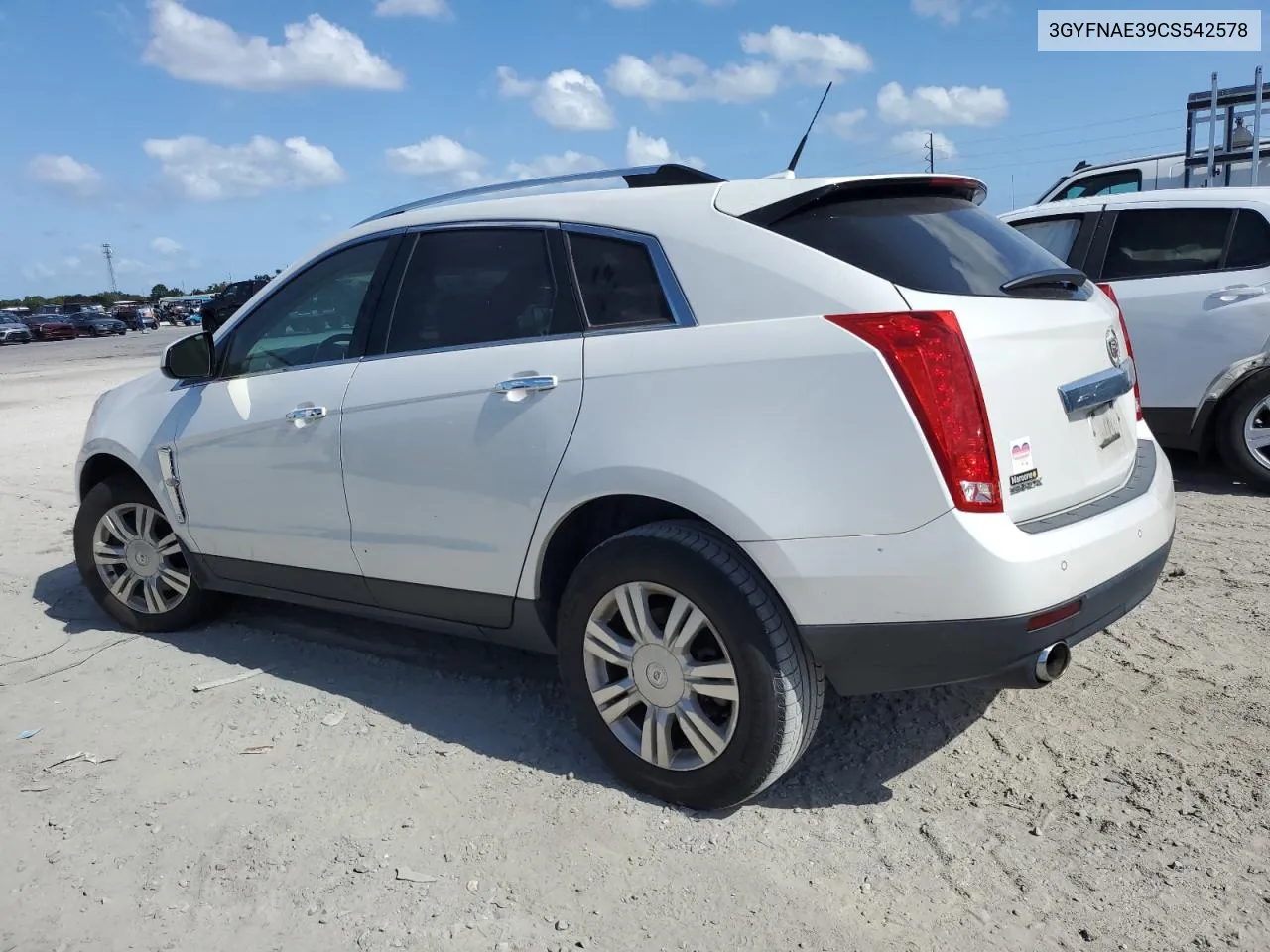 2012 Cadillac Srx Luxury Collection VIN: 3GYFNAE39CS542578 Lot: 79051064