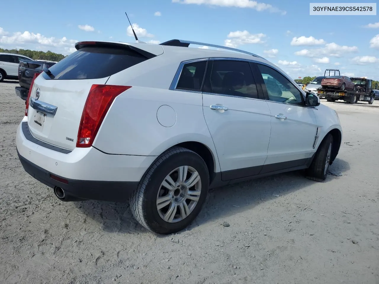 2012 Cadillac Srx Luxury Collection VIN: 3GYFNAE39CS542578 Lot: 79051064