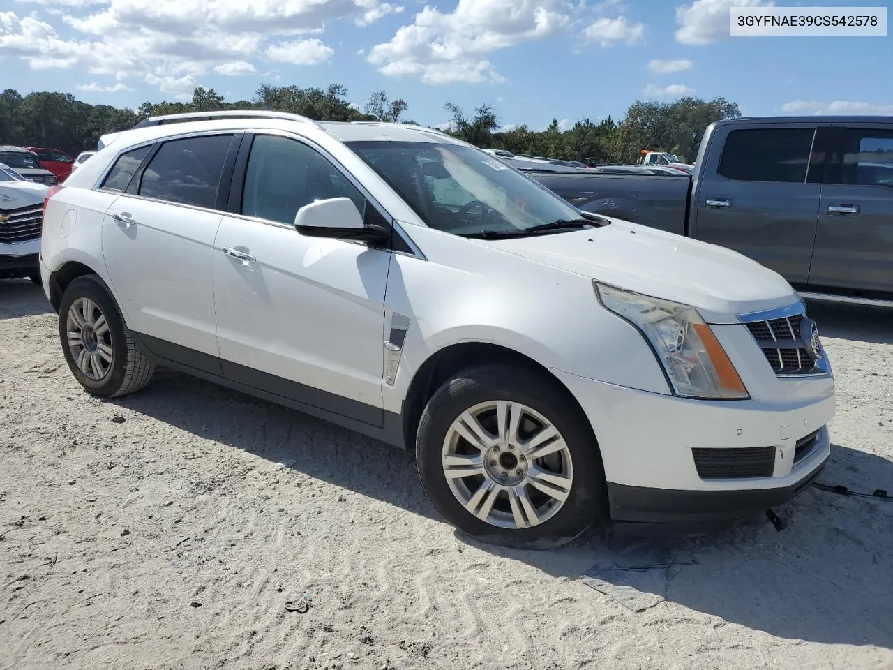 2012 Cadillac Srx Luxury Collection VIN: 3GYFNAE39CS542578 Lot: 79051064