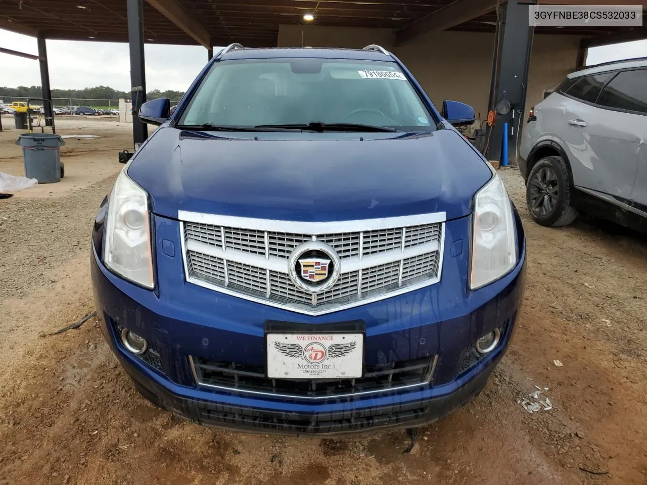 2012 Cadillac Srx Performance Collection VIN: 3GYFNBE38CS532033 Lot: 79186654