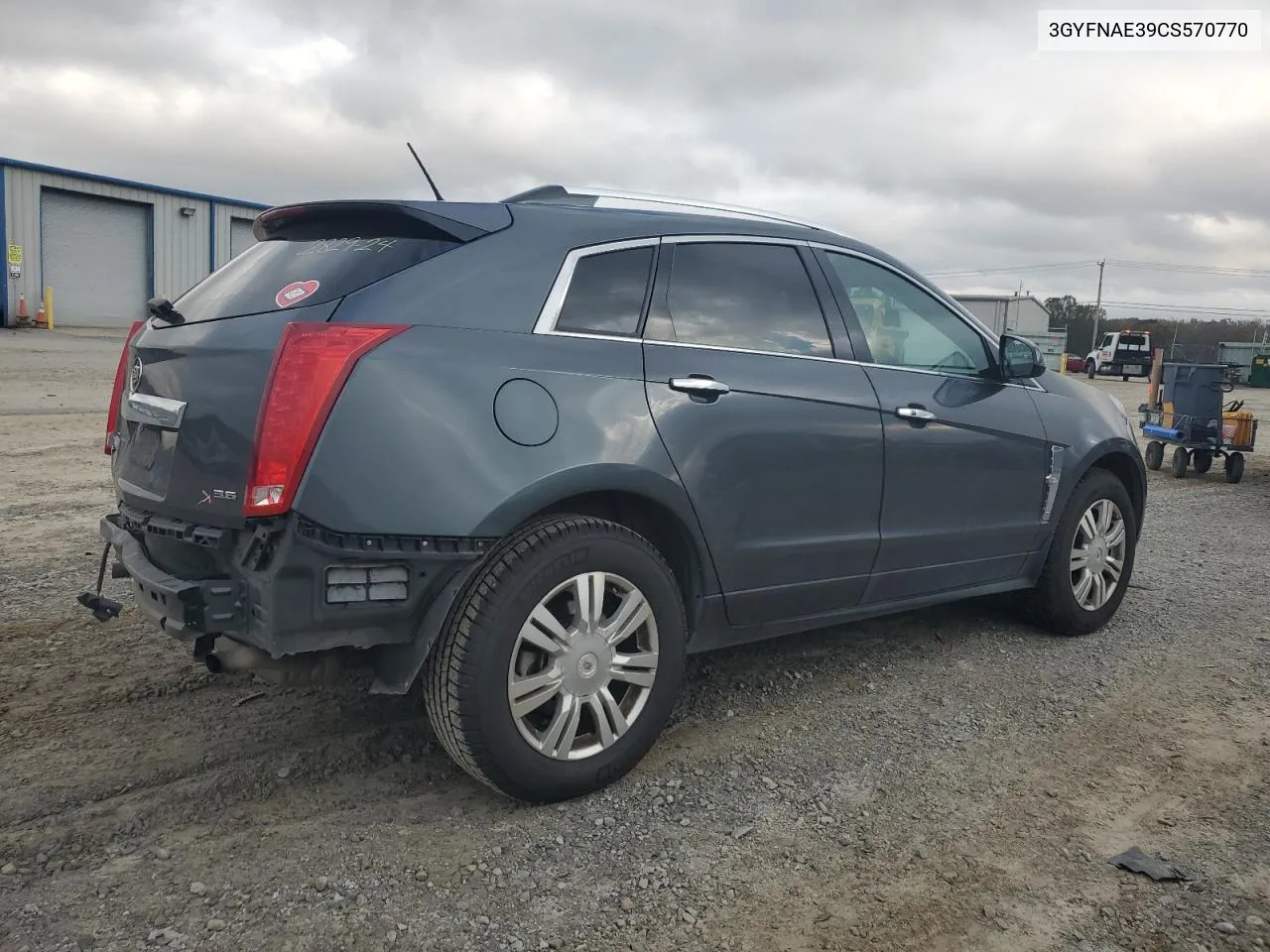 2012 Cadillac Srx Luxury Collection VIN: 3GYFNAE39CS570770 Lot: 80151924