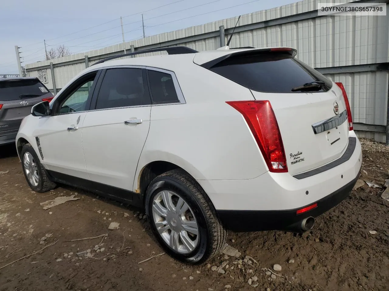 2012 Cadillac Srx VIN: 3GYFNGE38CS657398 Lot: 80463514