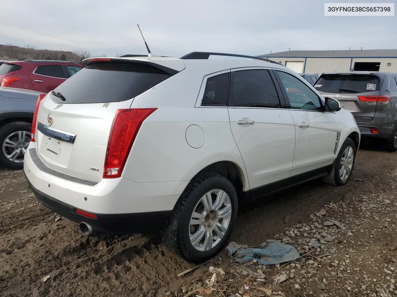 2012 Cadillac Srx VIN: 3GYFNGE38CS657398 Lot: 80463514