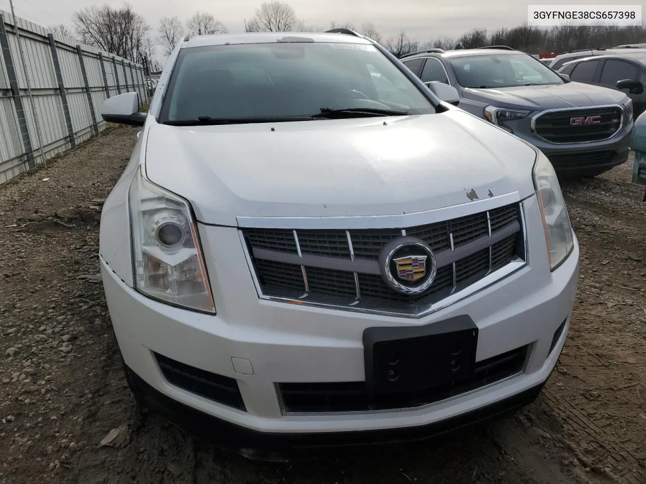 2012 Cadillac Srx VIN: 3GYFNGE38CS657398 Lot: 80463514