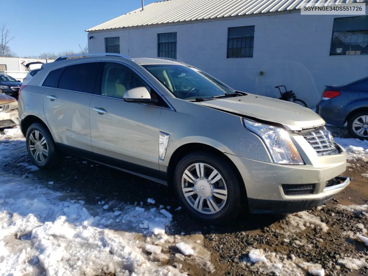 2013 Cadillac Srx Luxury Collection VIN: 3GYFNGE34DS551726 Lot: 41591924