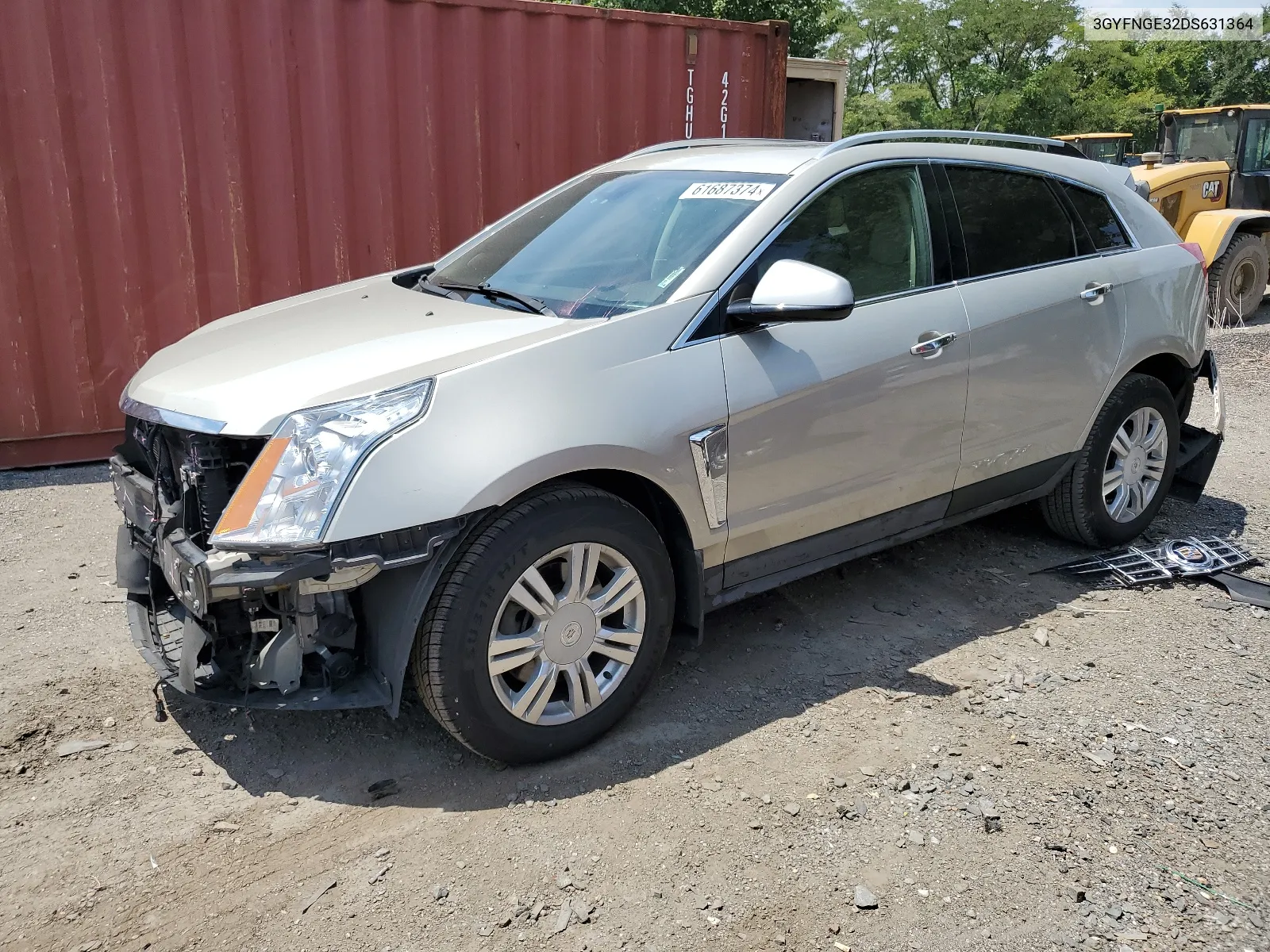 2013 Cadillac Srx Luxury Collection VIN: 3GYFNGE32DS631364 Lot: 61687374