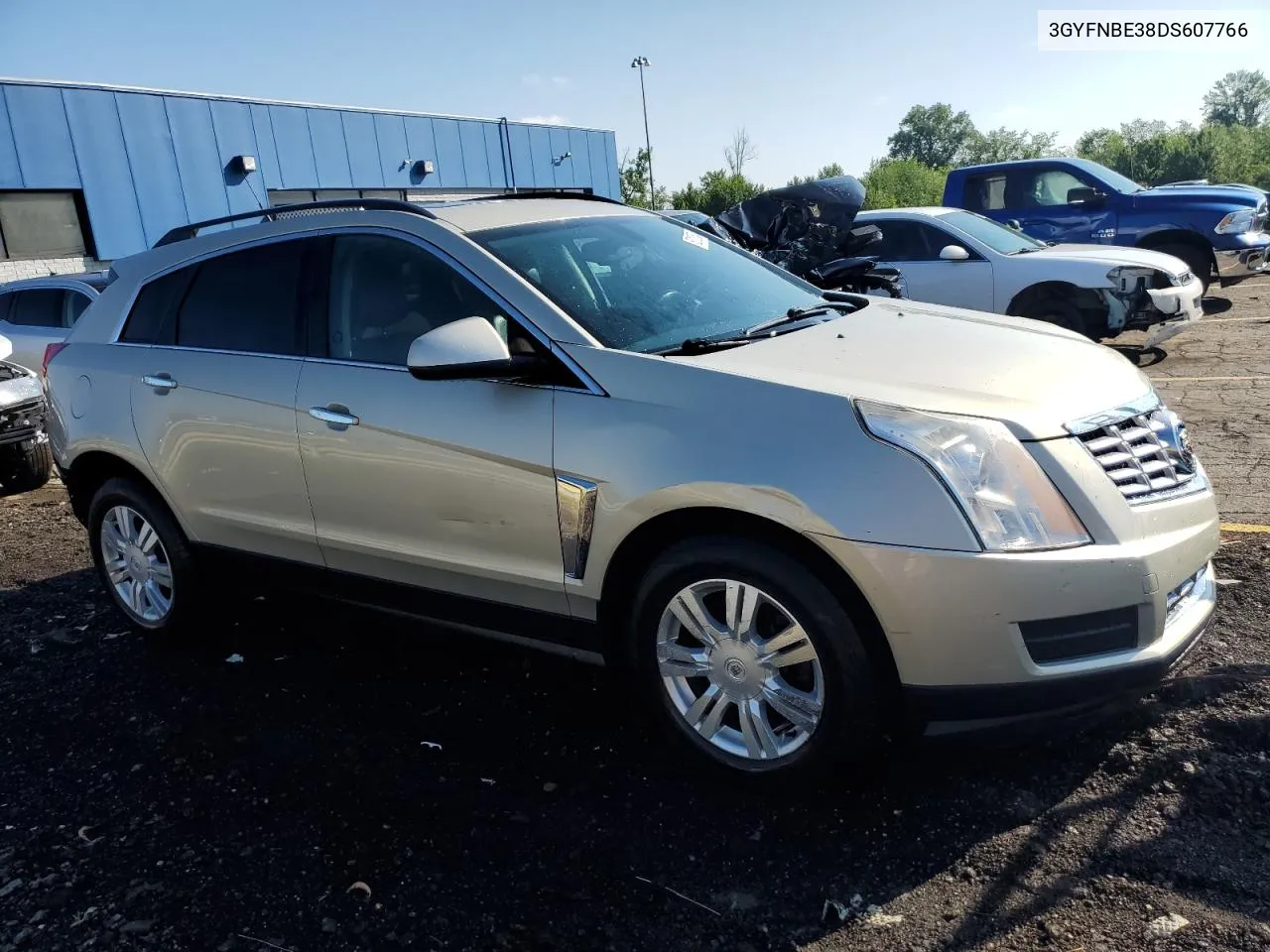 2013 Cadillac Srx VIN: 3GYFNBE38DS607766 Lot: 62130624