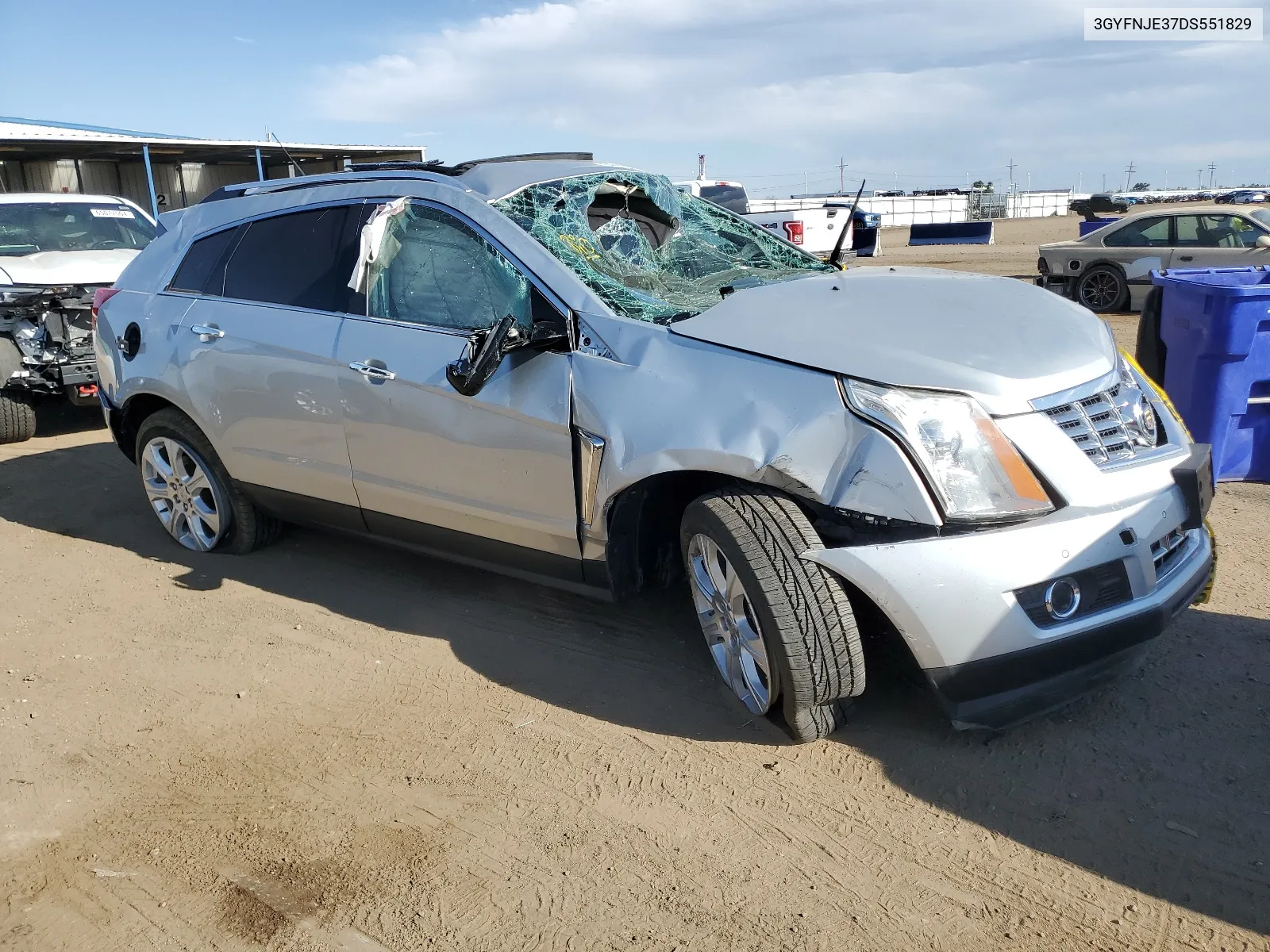 2013 Cadillac Srx Premium Collection VIN: 3GYFNJE37DS551829 Lot: 64988274