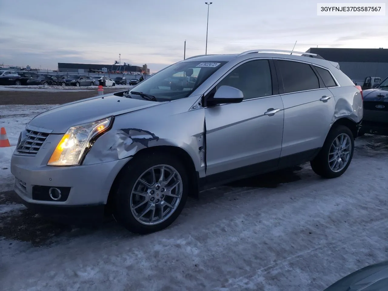 3GYFNJE37DS587567 2013 Cadillac Srx Premium Collection