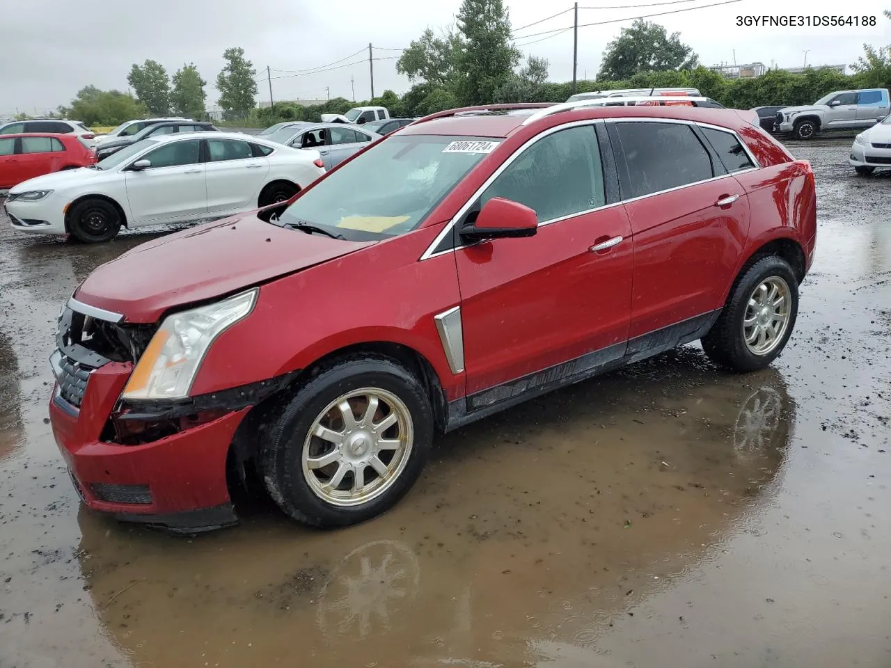 2013 Cadillac Srx Luxury Collection VIN: 3GYFNGE31DS564188 Lot: 68061724