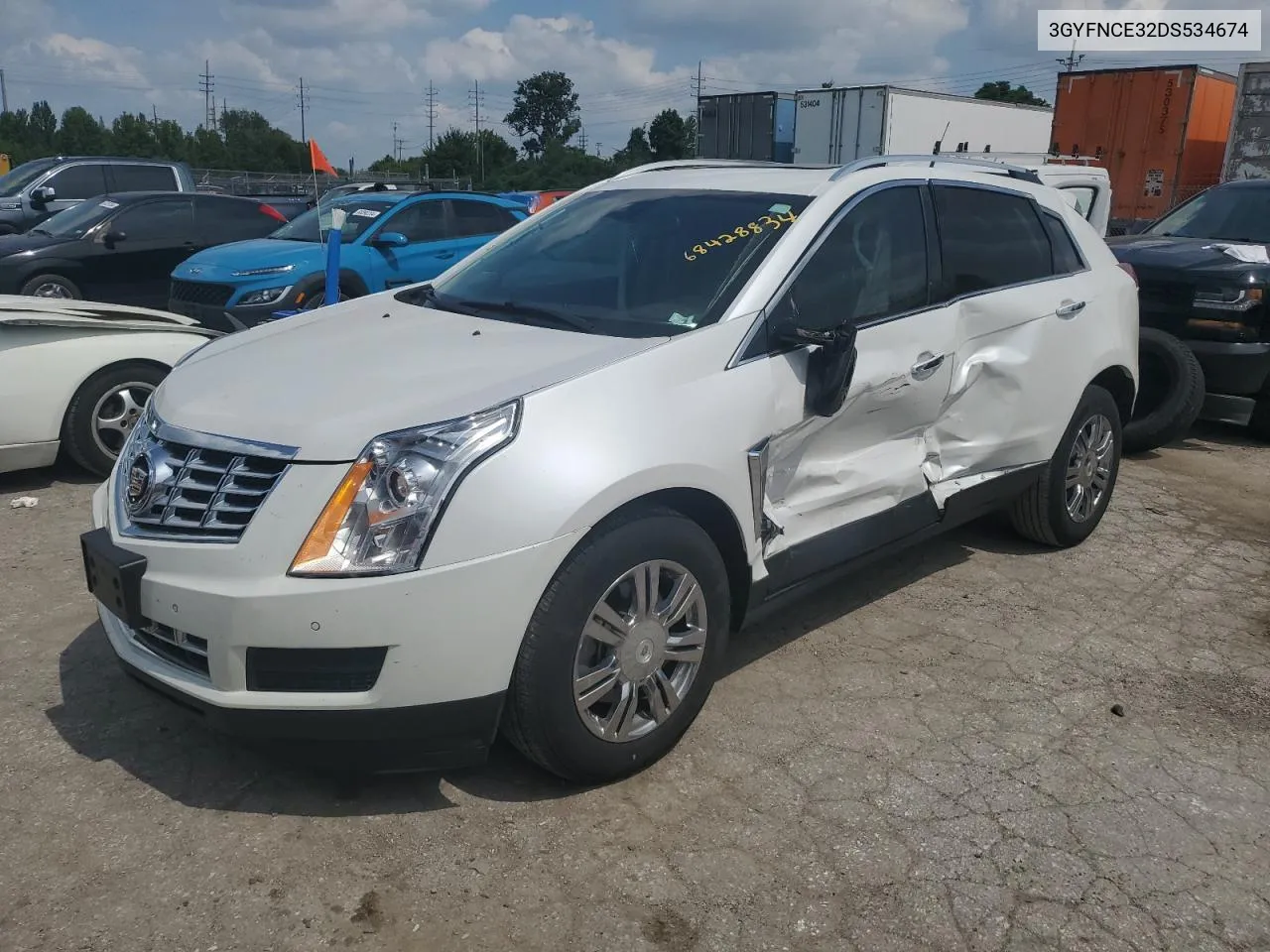 3GYFNCE32DS534674 2013 Cadillac Srx Luxury Collection