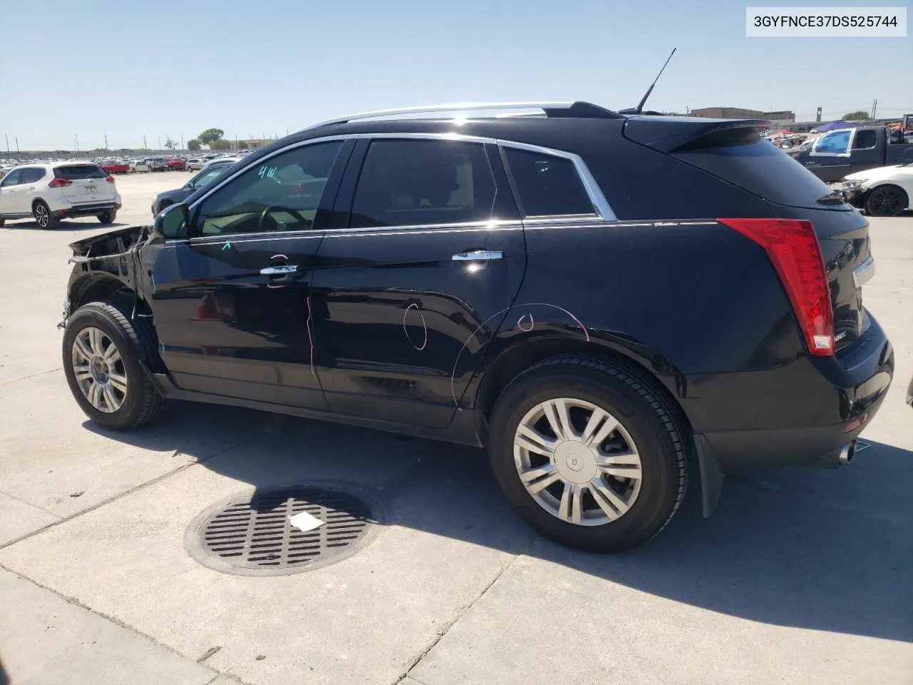 2013 Cadillac Srx Luxury Collection VIN: 3GYFNCE37DS525744 Lot: 70498534