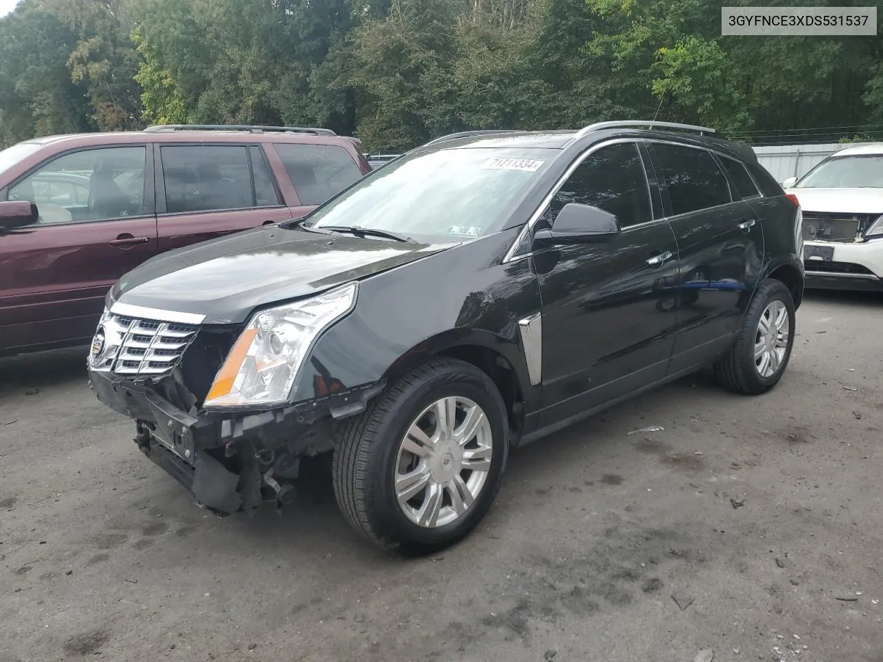 3GYFNCE3XDS531537 2013 Cadillac Srx Luxury Collection