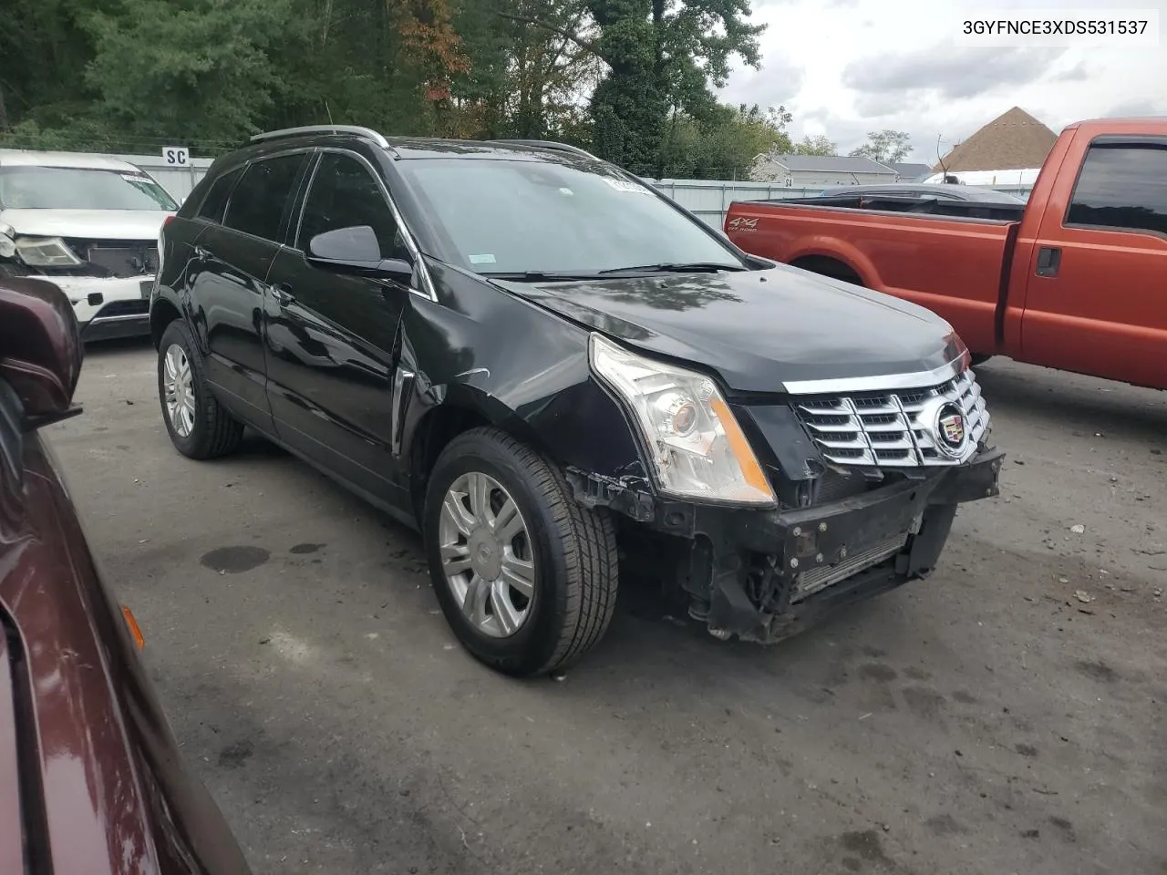 3GYFNCE3XDS531537 2013 Cadillac Srx Luxury Collection