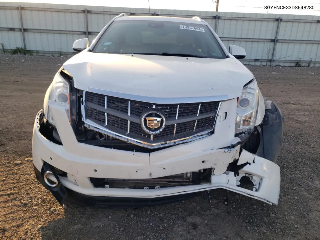 2013 Cadillac Srx Luxury Collection VIN: 3GYFNCE33DS648280 Lot: 73597054