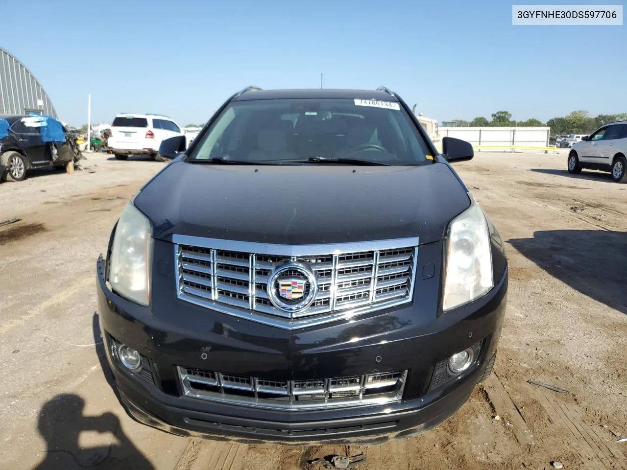 2013 Cadillac Srx Performance Collection VIN: 3GYFNHE30DS597706 Lot: 74780134