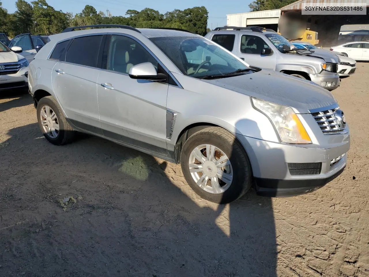 2013 Cadillac Srx VIN: 3GYFNAE32DS531486 Lot: 75309624