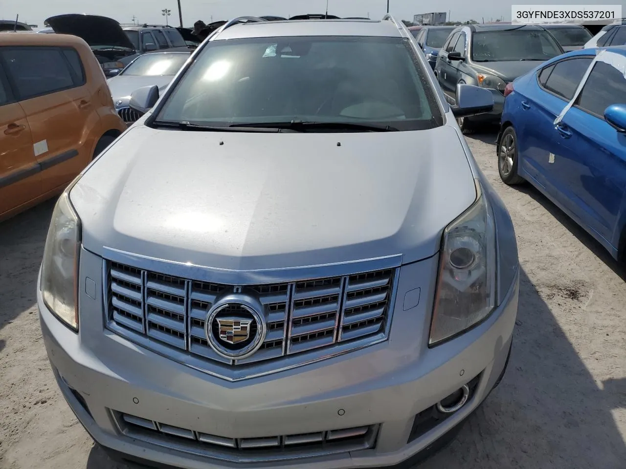 2013 Cadillac Srx Performance Collection VIN: 3GYFNDE3XDS537201 Lot: 75708504