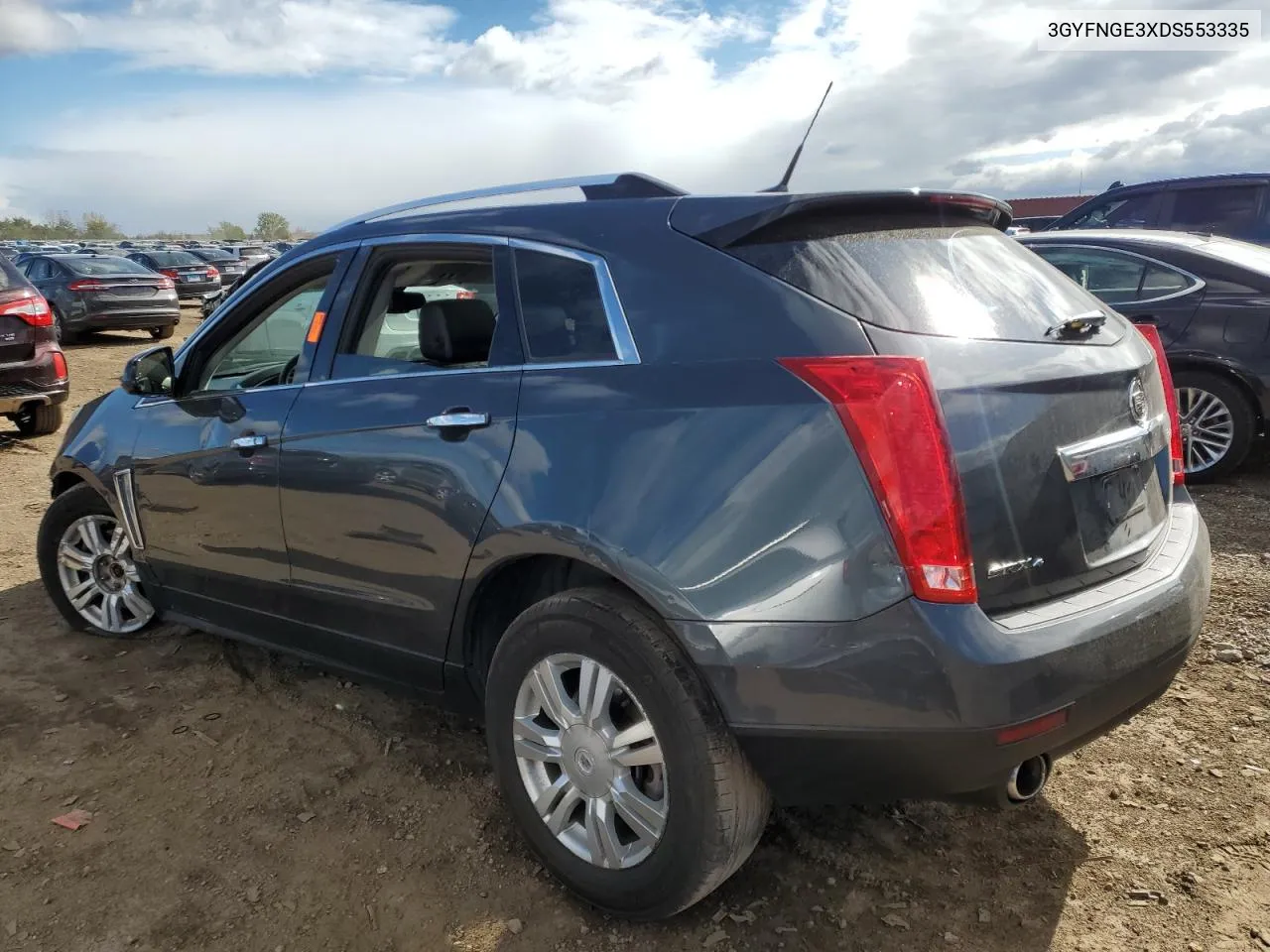 2013 Cadillac Srx Luxury Collection VIN: 3GYFNGE3XDS553335 Lot: 75840164