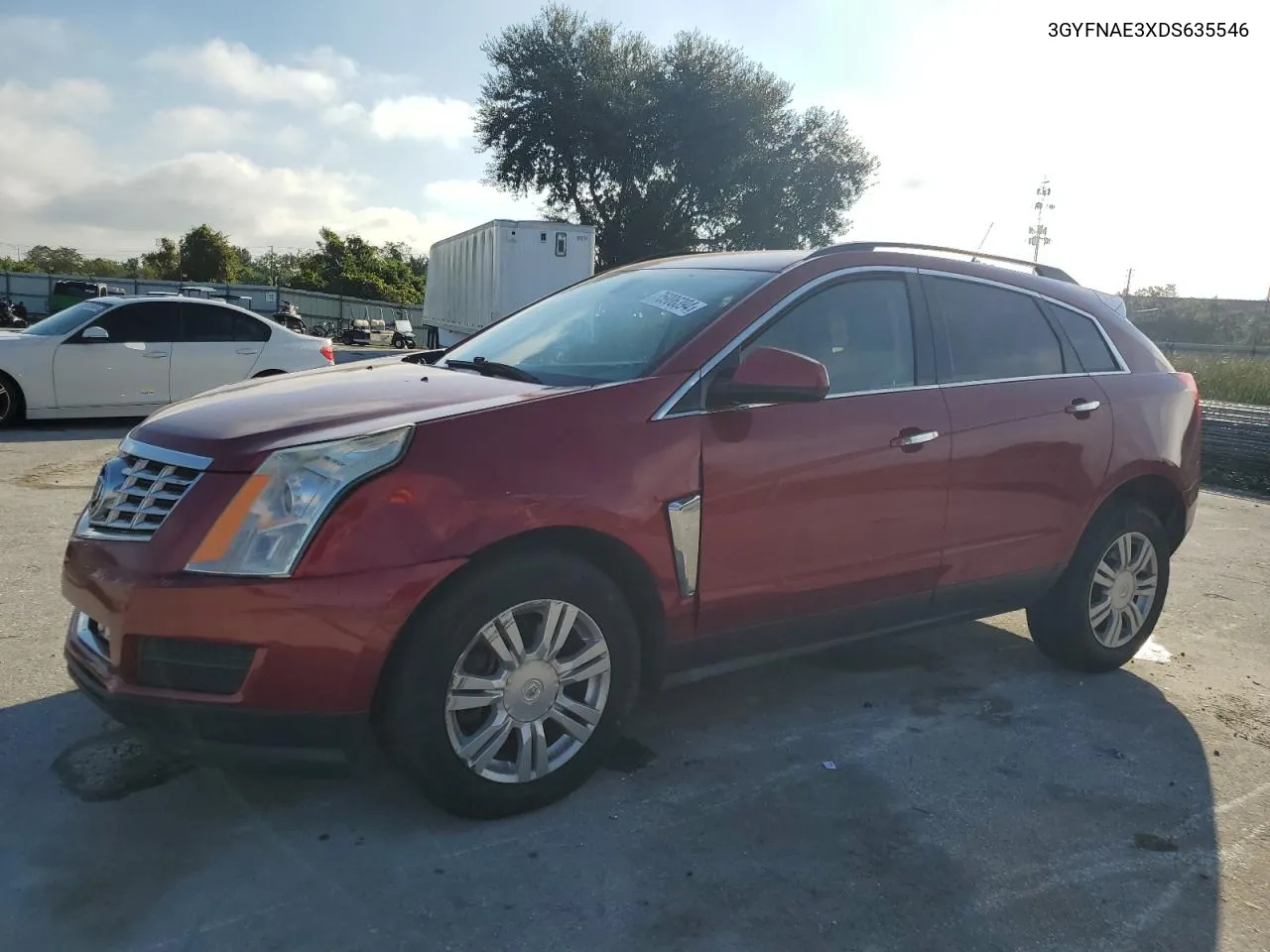 2013 Cadillac Srx VIN: 3GYFNAE3XDS635546 Lot: 75906394