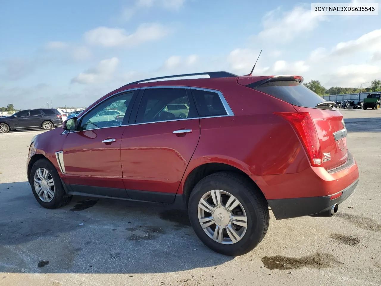 2013 Cadillac Srx VIN: 3GYFNAE3XDS635546 Lot: 75906394