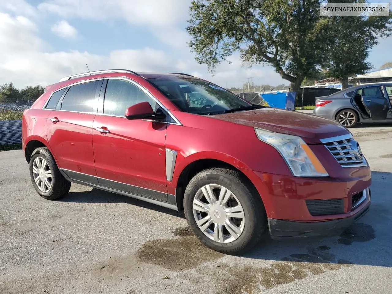 2013 Cadillac Srx VIN: 3GYFNAE3XDS635546 Lot: 75906394