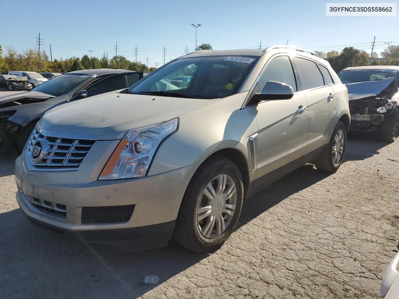 2013 Cadillac Srx Luxury Collection VIN: 3GYFNCE35DS558662 Lot: 76761974