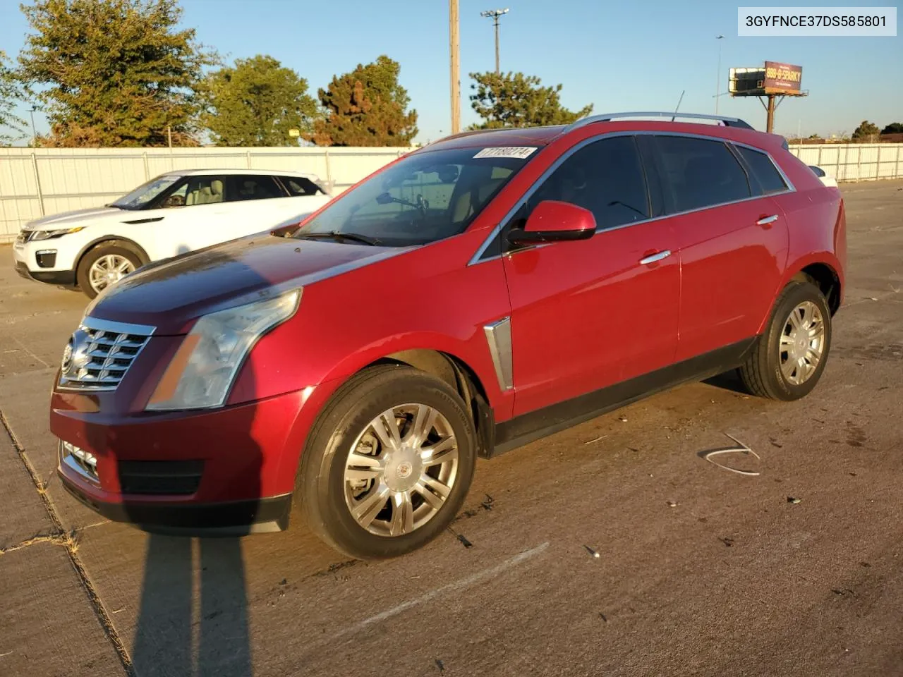 2013 Cadillac Srx Luxury Collection VIN: 3GYFNCE37DS585801 Lot: 77180274