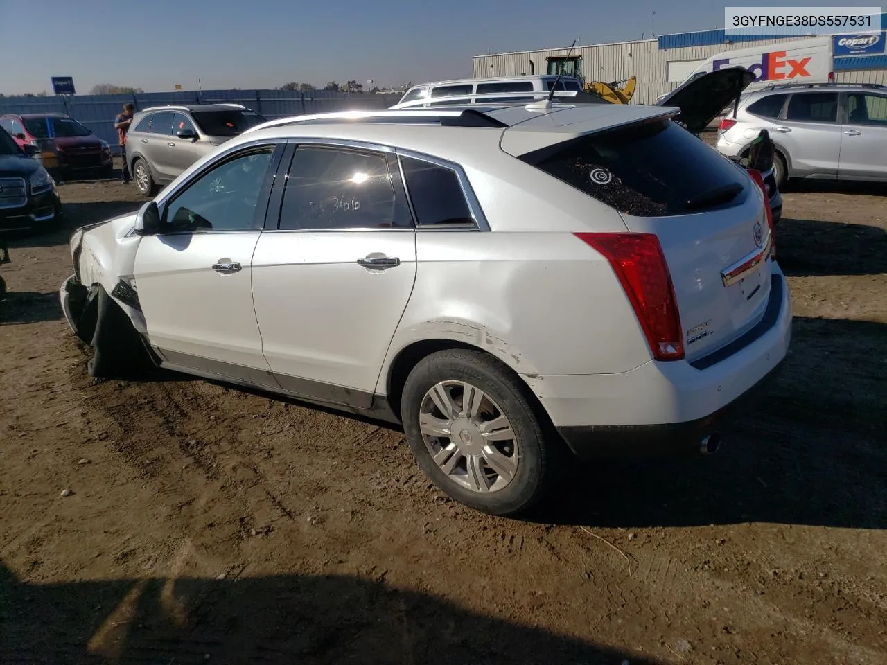 2013 Cadillac Srx Luxury Collection VIN: 3GYFNGE38DS557531 Lot: 77381194