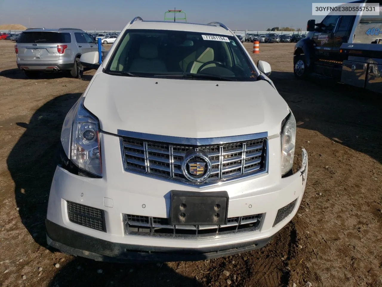 2013 Cadillac Srx Luxury Collection VIN: 3GYFNGE38DS557531 Lot: 77381194