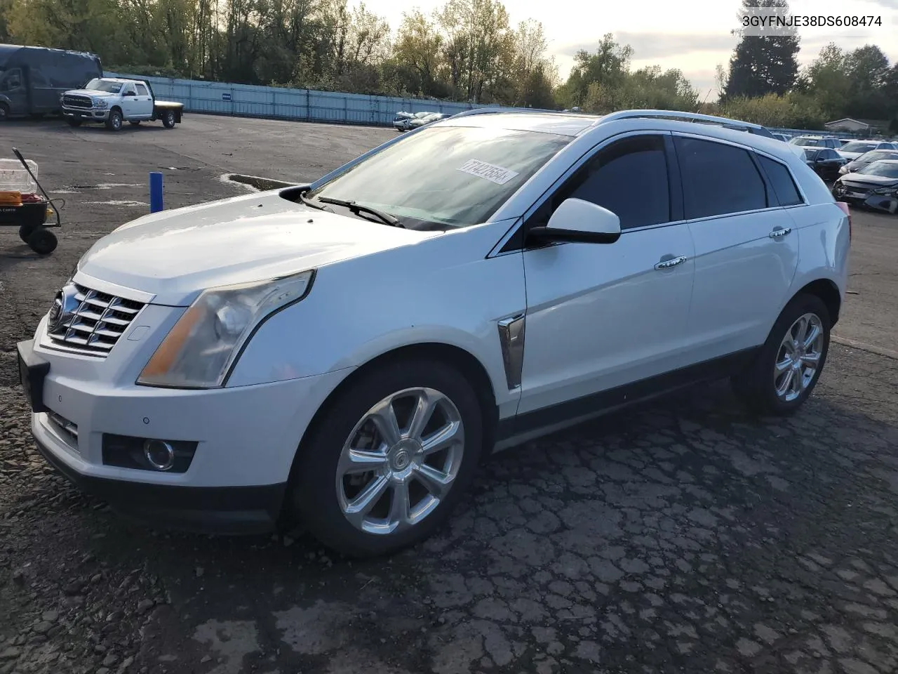 2013 Cadillac Srx Premium Collection VIN: 3GYFNJE38DS608474 Lot: 77427554