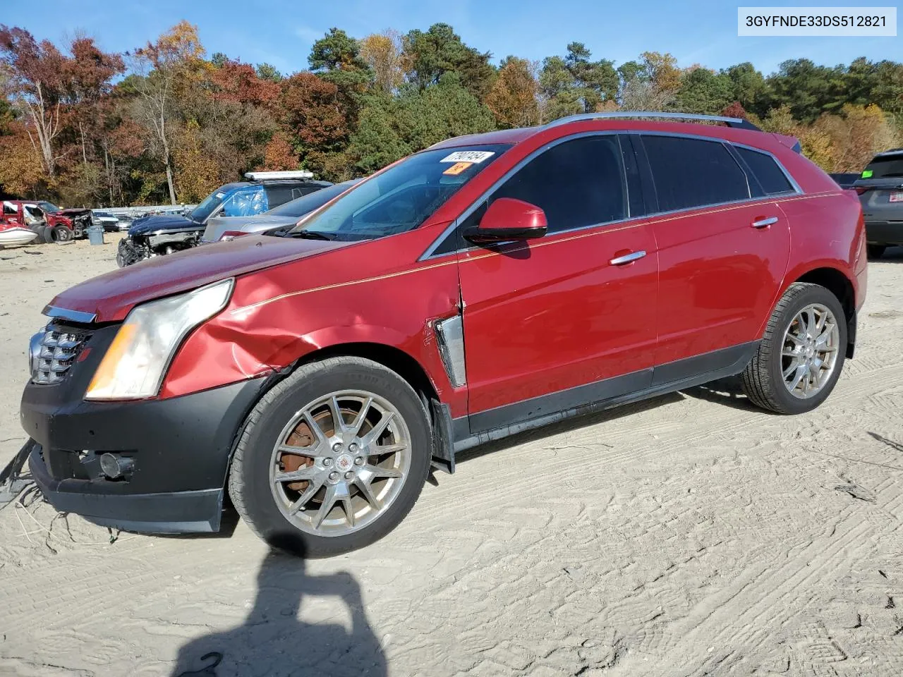 2013 Cadillac Srx Performance Collection VIN: 3GYFNDE33DS512821 Lot: 77907454