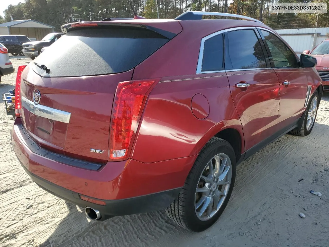 2013 Cadillac Srx Performance Collection VIN: 3GYFNDE33DS512821 Lot: 77907454