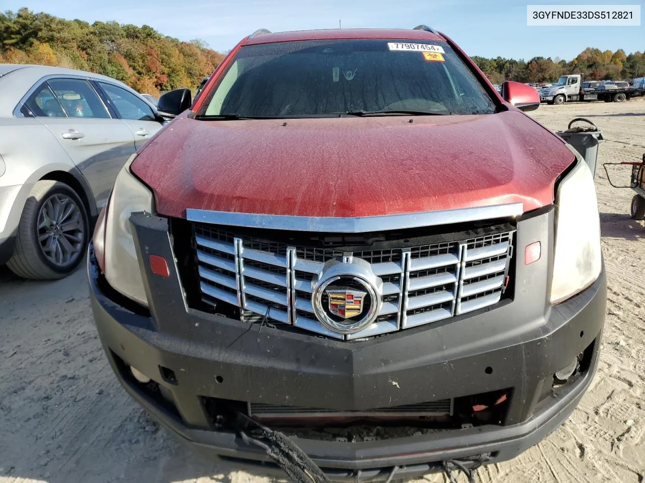 2013 Cadillac Srx Performance Collection VIN: 3GYFNDE33DS512821 Lot: 77907454