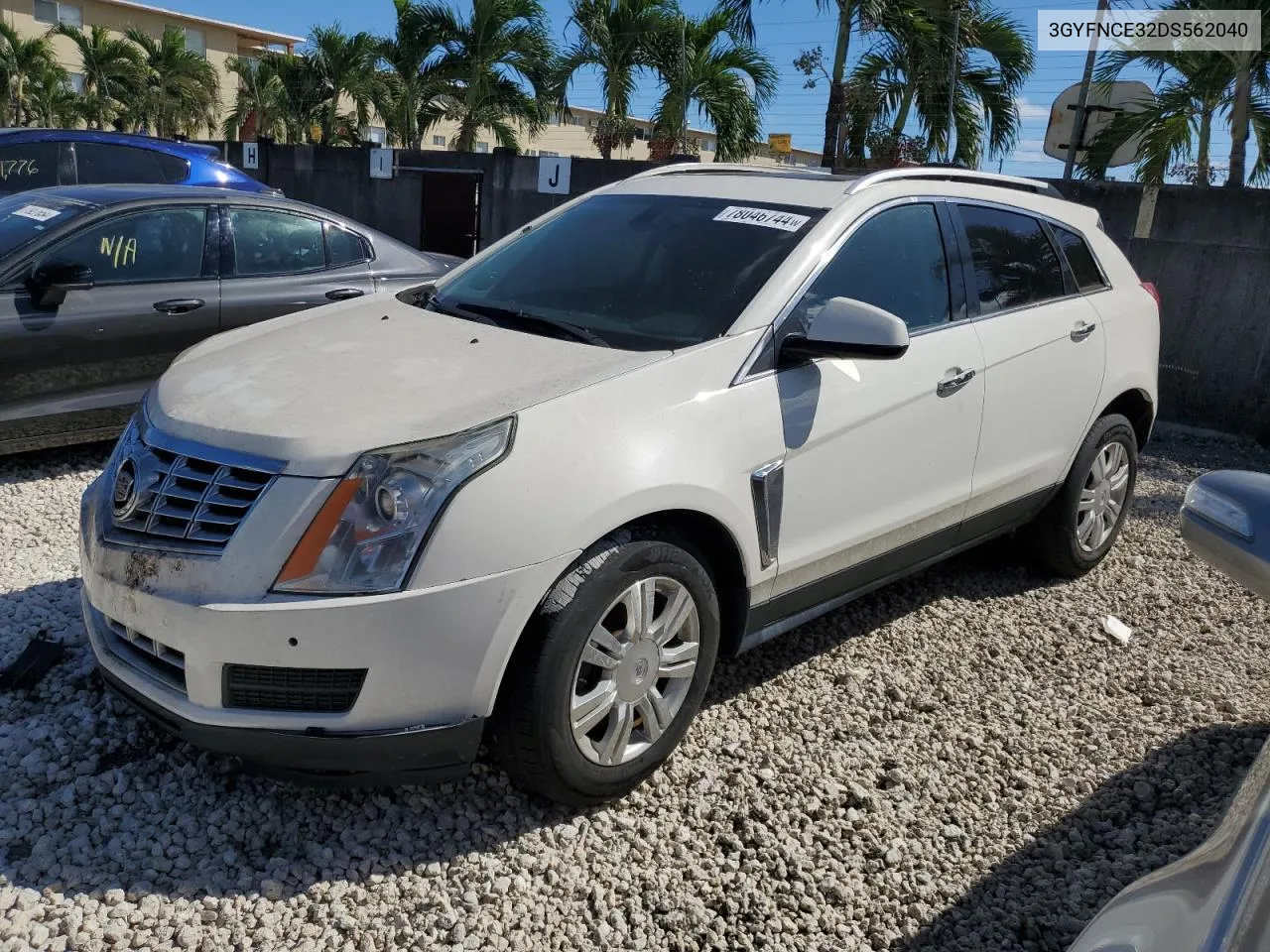 2013 Cadillac Srx Luxury Collection VIN: 3GYFNCE32DS562040 Lot: 78046744